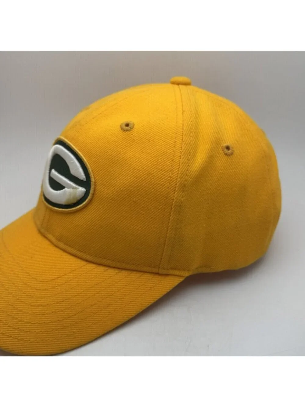 Green Bay Packers NFL Adjustable Baseball Cap Hat Reebok Yellow Gold Miller Lite